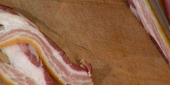 Рецепт картофельного печенья с сыром и грудинкой