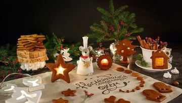 Рецепт Корично-гвоздичного печенье с леденцовыми окошками