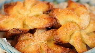 Рецепт Нежного печенья Творожные цветки