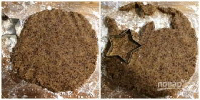 Рецепт новогоднего печенья с корицей и миндалем