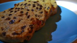 Рецепт Овсяного печенья с изюмом и кусочками шоколада