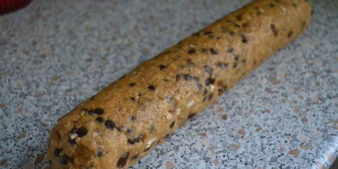 Рецепт овсяного печенья с изюмом и кусочками шоколада