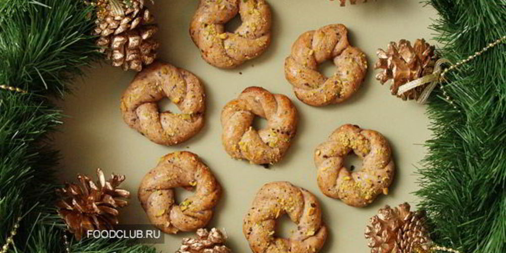 Как приготовить печенье рождественские венки