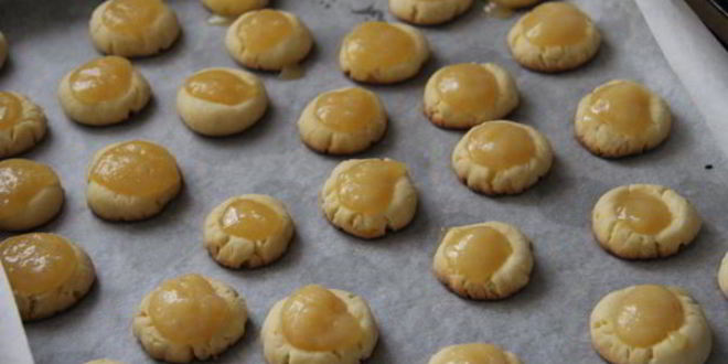 Рецепт печенья с лимонной начинкой