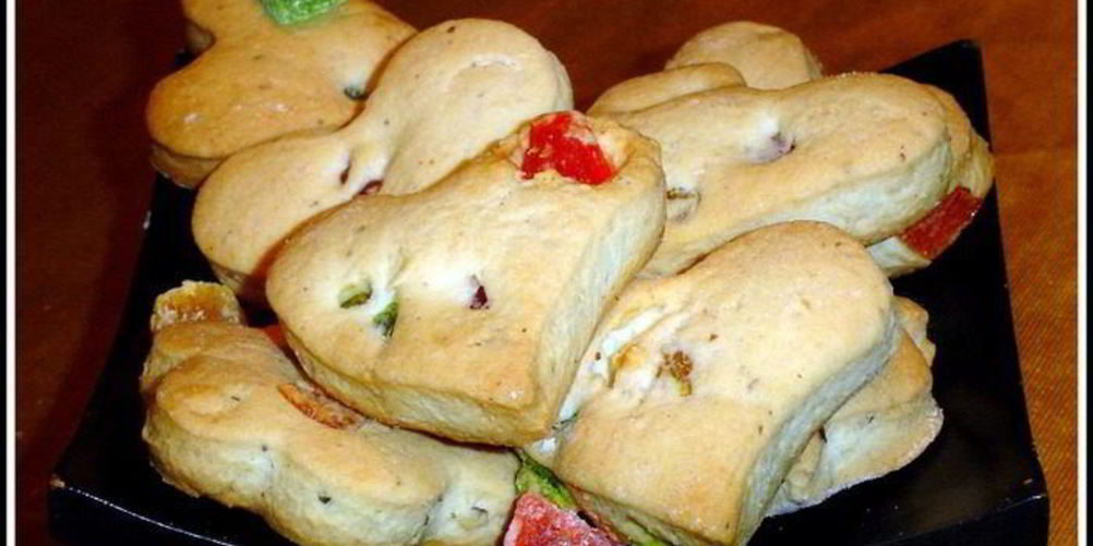 Как приготовить постное печенье с орехами и цукатами