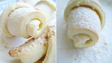 Рецепт Рогаликов из творожного теста