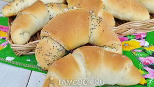 Рецепт Рогаликов на молоке