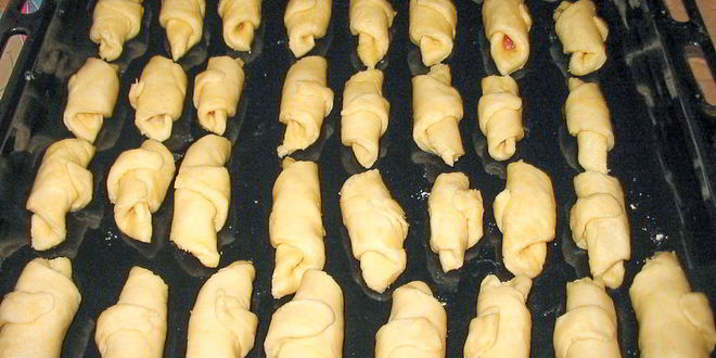 Рецепт рогаликов с мармеладом