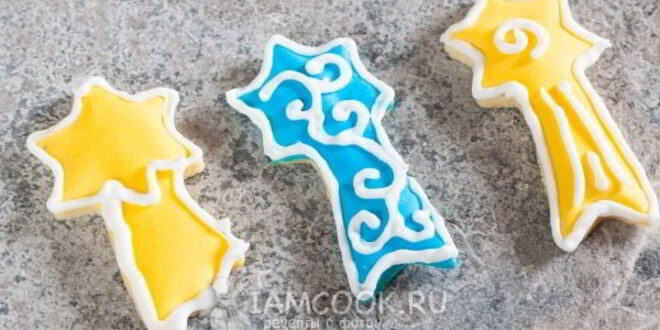 Рецепт рождественского печенья с глазурью