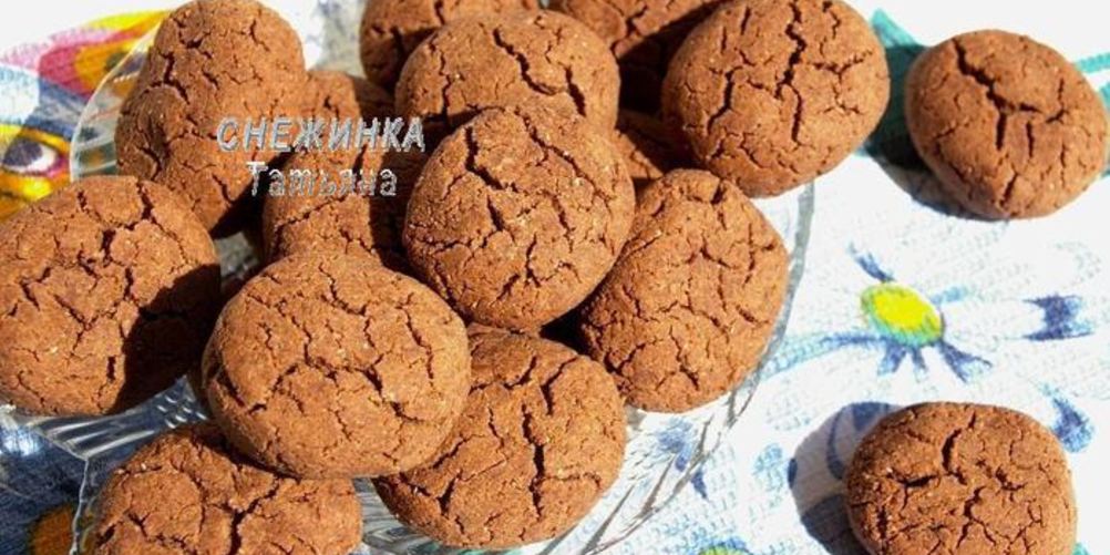 Как приготовить шоколадное печенье на гречневой муке