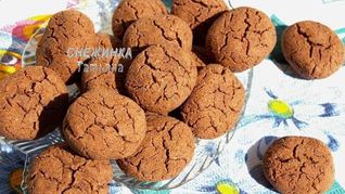 Рецепт Шоколадного печенья на гречневой муке