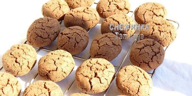 Рецепт шоколадного печенья на гречневой муке
