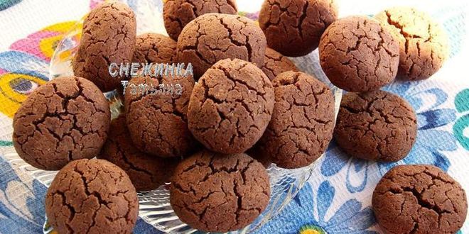 Рецепт шоколадного печенья на гречневой муке