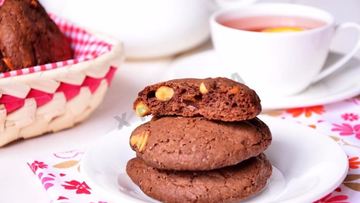 Рецепт Шоколадного печенья с арахисом