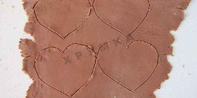 Рецепт шоколадного печенья-сэндвичей на 14 февраля