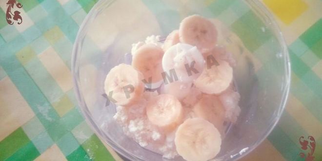 Рецепт творожно-бананового печенье