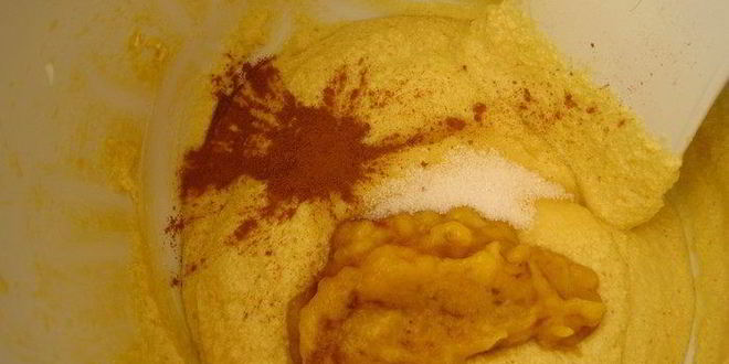 Рецепт бананова-миндального пирог