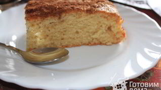 Рецепт Бисквитного пирога с корицей Соса de llanda