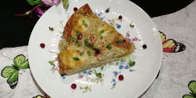 Рецепт быстрого пирога с печенью минтая