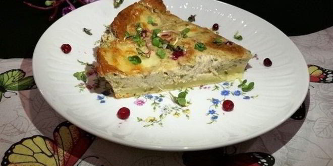 Рецепт быстрого пирога с печенью минтая