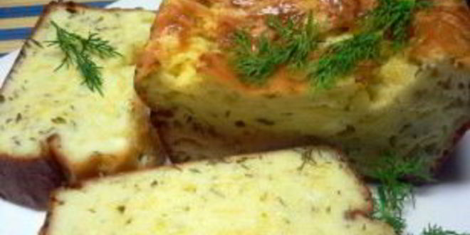 Рецепт быстрого сырного пирога