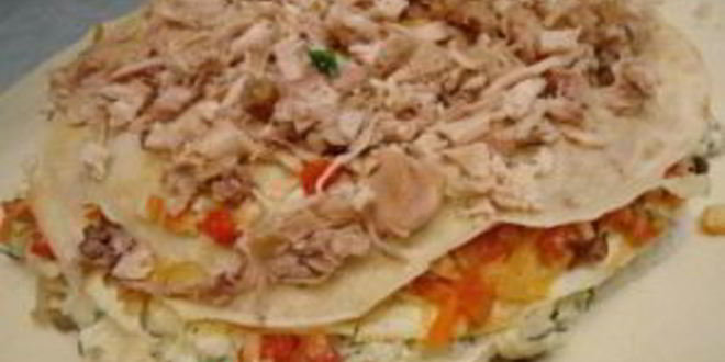 Рецепт курника из бездрожжевого теста