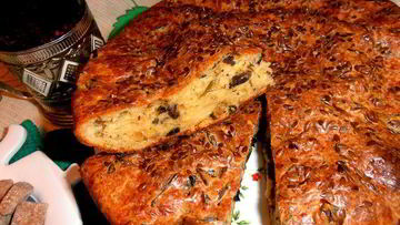 Рецепт Мужского пирога с грибами