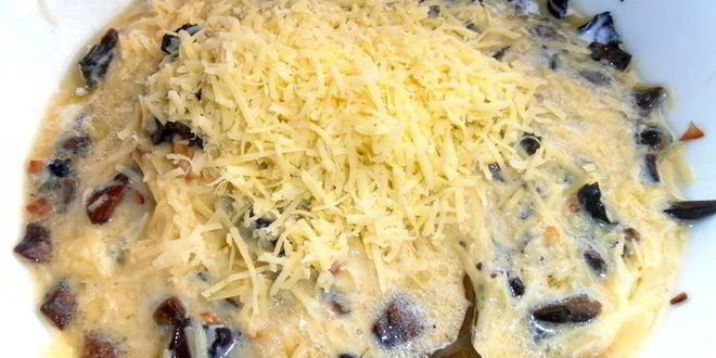 Рецепт мужского пирога с грибами