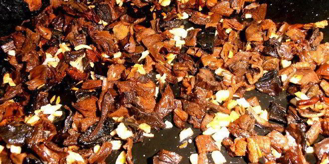 Рецепт мужского пирога с грибами