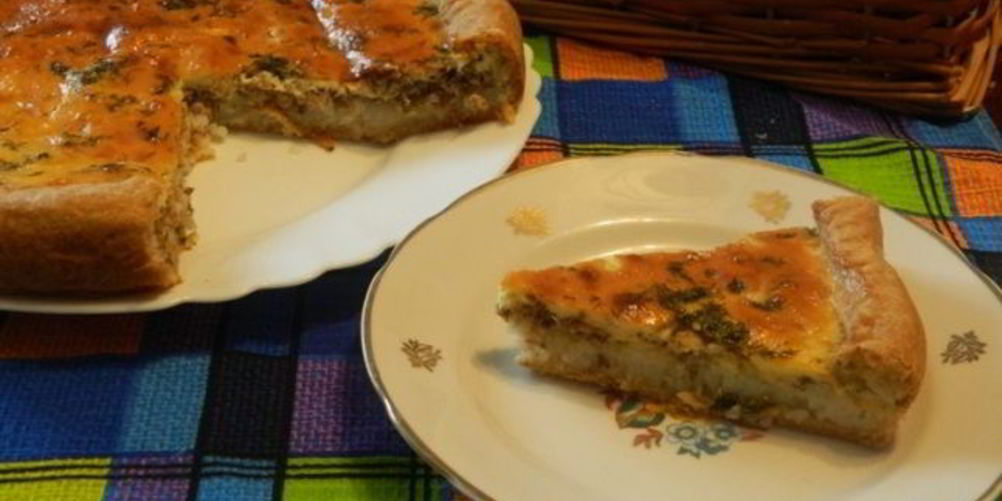 Как приготовить открытый пирог с сайрой