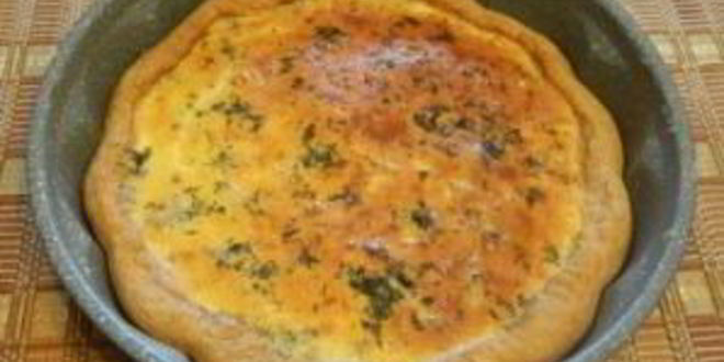 Рецепт открытого пирога с сайрой