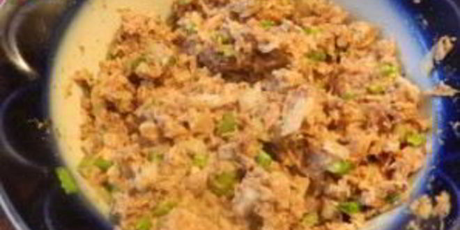 Рецепт открытого пирога с сайрой