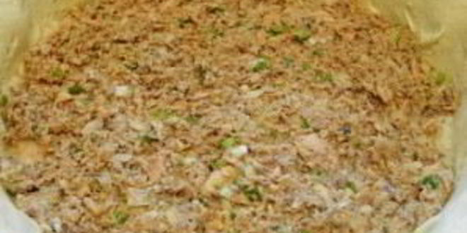 Рецепт открытого пирога с сайрой