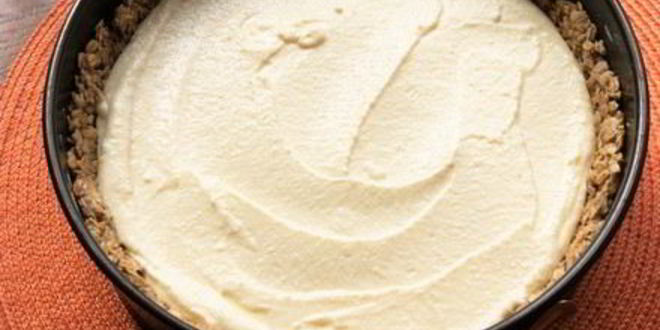 Рецепт овсяного пирога с маскарпоне и ягодами