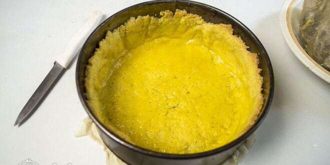 Рецепт пирога с абрикосами и безе