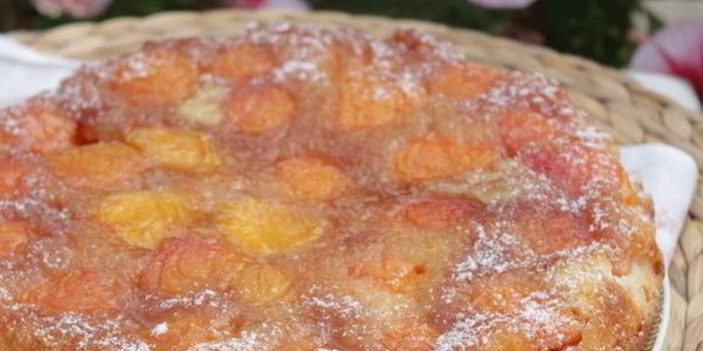 Как приготовить пирог с абрикосами и карамелью