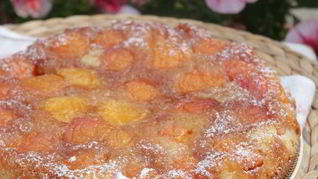 Рецепт Пирога с абрикосами и карамелью