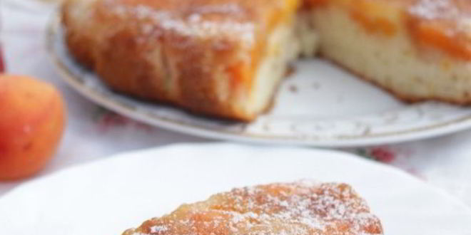 Рецепт пирога с абрикосами и карамелью