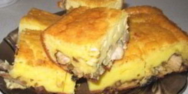 Рецепт пирога с грибами и курицей