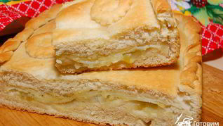 Рецепт Пирога с картофелем и луком