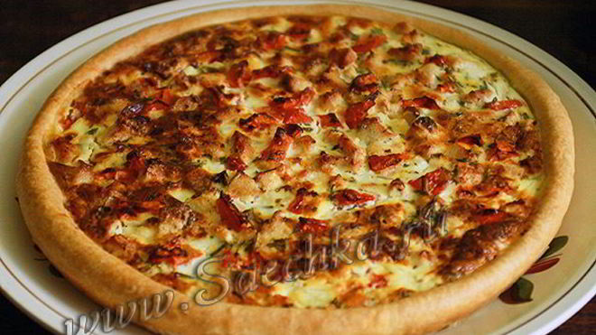 Рецепт Пирога с курицей и картофелем