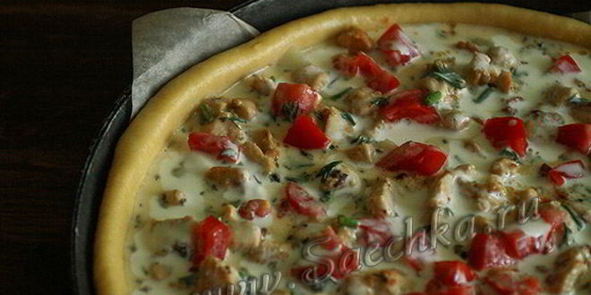 Рецепт пирога с курицей и картофелем