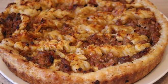 Рецепт праздничного мясного пирога