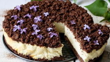 Рецепт Торфяного пирога с творожно-сметанной начинкой