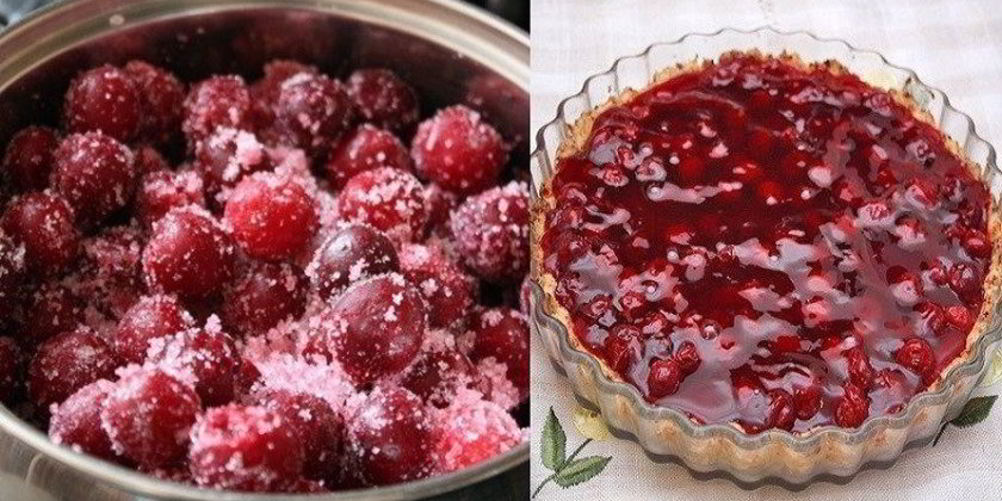 Как приготовить творожно-вишневый пирог