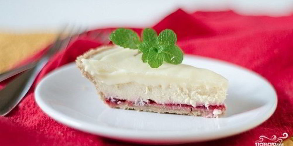 Как приготовить творожный пирог с клюквой