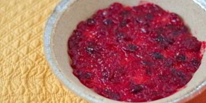 Рецепт творожного пирога с клюквой