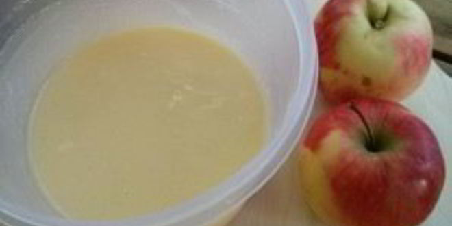 Рецепт яблочного пирога со сметанной заливкой