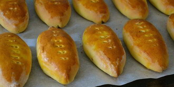 Рецепт пирожков духовых с тунцом