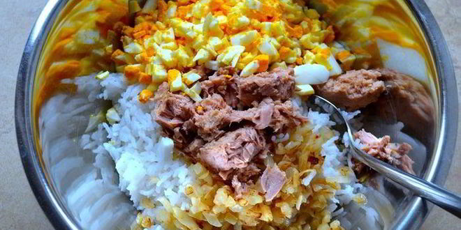 Рецепт пирожков духовых с тунцом